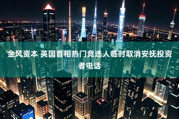 金风资本 英国首相热门竞选人临时取消安抚投资者电话